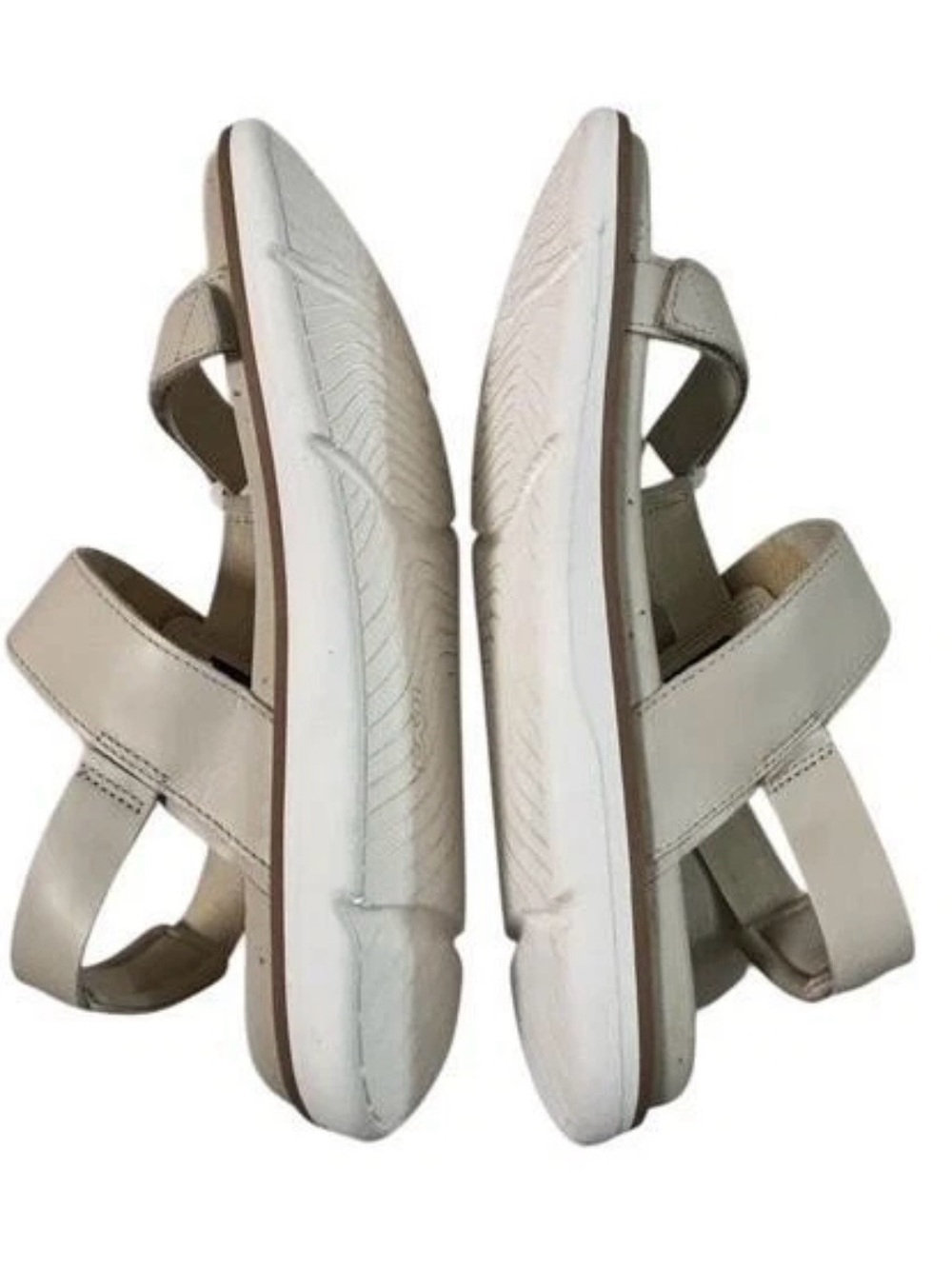 Teva Madera Slingback Sandals Shoes Womens Size 11 Birch Leather Comfort Walking - Picture 6 of 12